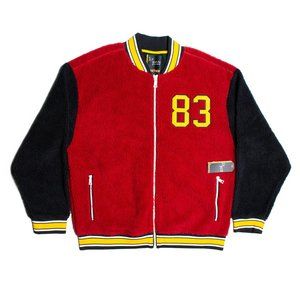 Nautica Lil Yachty Red Blue & Yellow - COASTLINE - Bomber Varsity Jacket Size XL